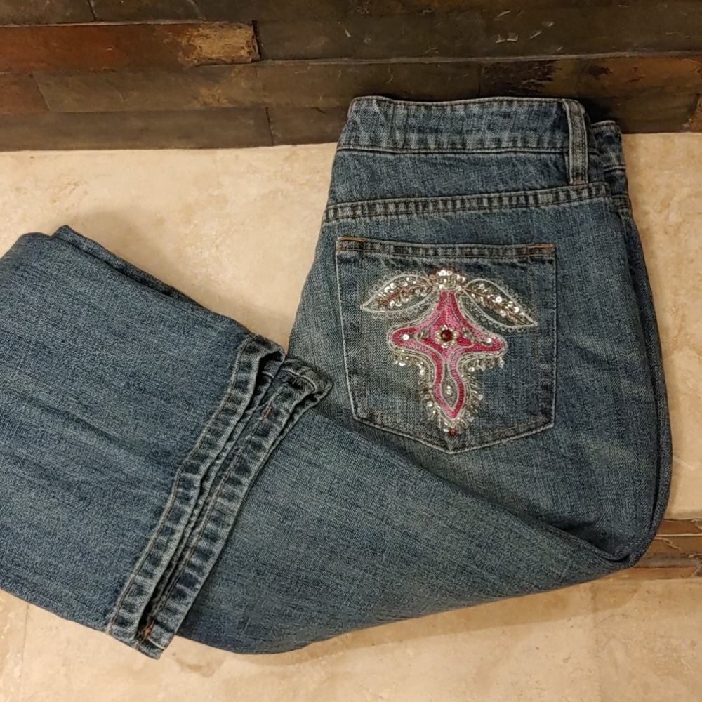 Drew The Limited Embelished Jeans sz 6